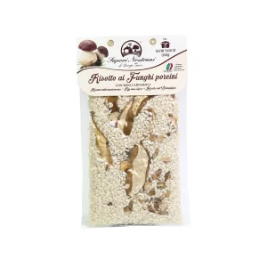 Risotto ai funghi porcini 300 g in confezione sottovuoto